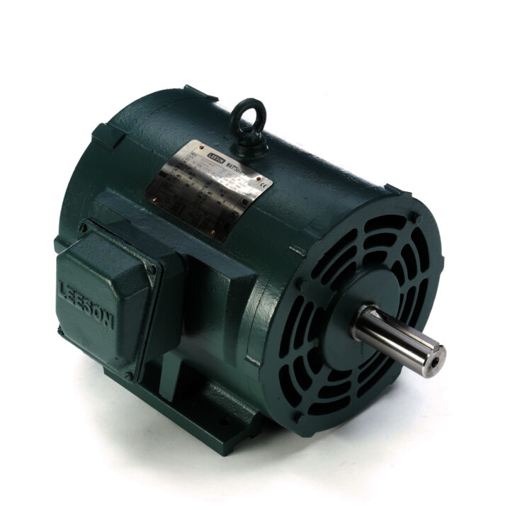 General Purpose Motor, 5 & 3 HP, 3 Ph, 60 & 50 Hz, 208-230/460 & 190/380 V, 1200 & 1000 RPM, 215T Frame, DP
