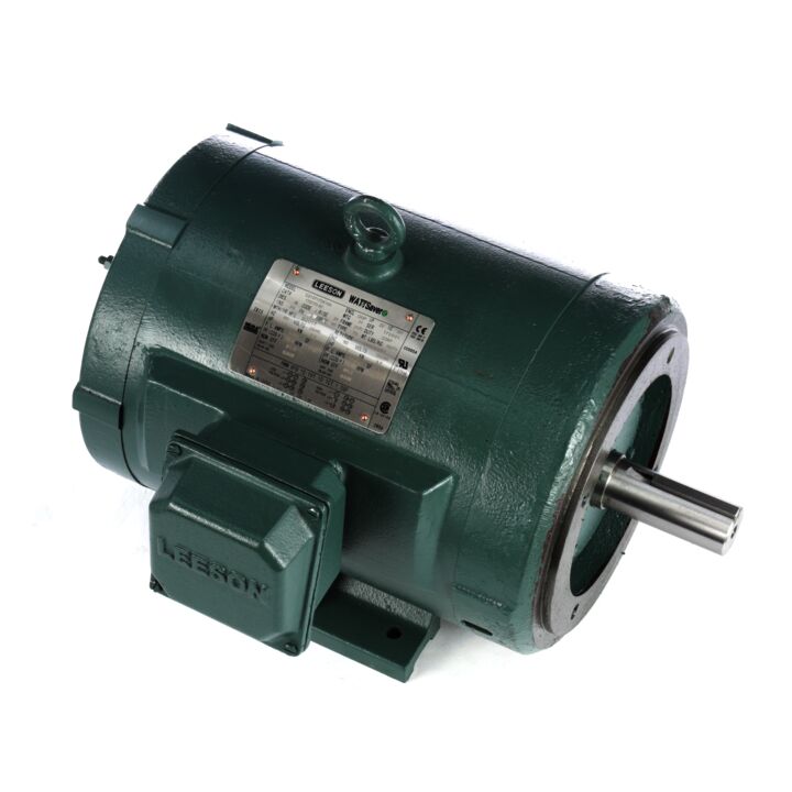 General Purpose Motor, 7.50 & 5 HP, 3 Ph, 60 & 50 Hz, 208-230/460 & 190/380 V, 1800 & 1500 RPM, 213TC Frame, DP