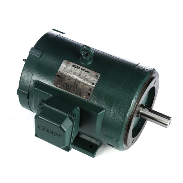 General Purpose Motor, 7.50 & 5 HP, 3 Ph, 60 & 50 Hz, 208-230/460 & 190/380 V, 1800 & 1500 RPM, 213TC Frame, DP