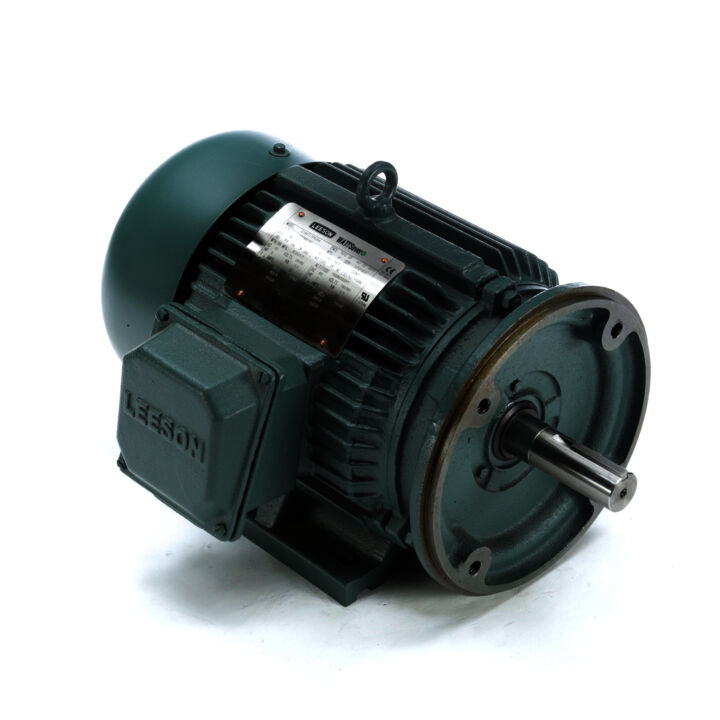 General Purpose Motor, 5 & 5 HP, 3 Ph, 60 & 50 Hz, 208-230/460 & 190/380 V, 1800 & 1500 RPM, 184TC Frame, TEFC