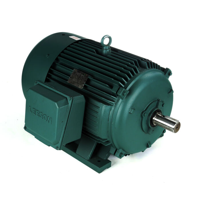 General Purpose Motor, 125 HP, 3 Ph, 60 Hz, 460 V, 3600 RPM, 444TS Frame, TEFC