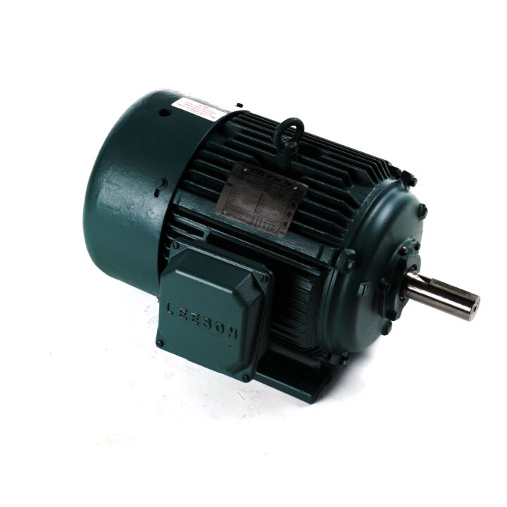 Severe Duty Motor, 15 & 10 HP, 3 Ph, 60 & 50 Hz, 208-230/460 & 190/380 V, 1800 & 1500 RPM, 254T Frame, TEFC