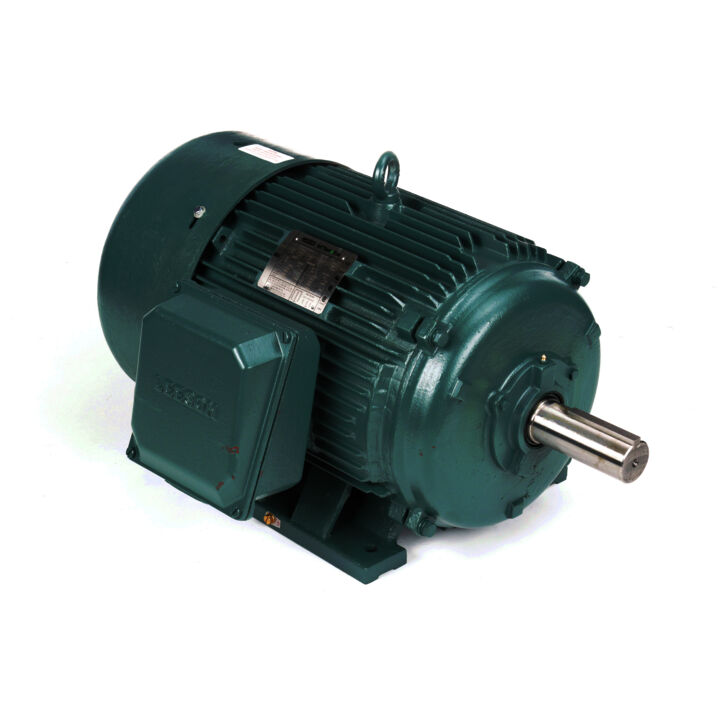 Severe Duty Motor, 30 & 25 HP, 3 Ph, 60 & 50 Hz, 230/460 & 190/380 V, 1200 & 1000 RPM, 326T Frame, TEFC