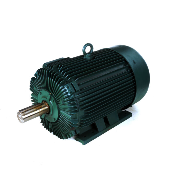 Severe Duty Motor, 200 & 150 HP, 3 Ph, 60 & 50 Hz, 460 & 380 V, 1800 & 1500 RPM, 447T Frame, TEFC