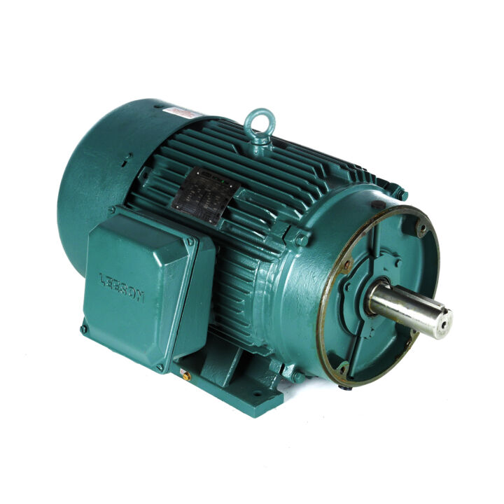 Severe Duty Motor, 30 & 25 HP, 3 Ph, 60 & 50 Hz, 208-230/460 & 190/380 V, 1200 & 1000 RPM, 326TC Frame, TEFC