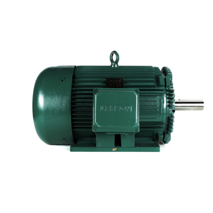 Severe Duty Motor, 150 & 125 HP, 3 Ph, 60 & 50 Hz, 460 & 380 V, 1200 & 1000 RPM, 447T Frame, TEFC