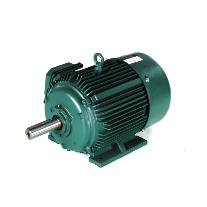 Grain Stirring Motor, 15 & 10 HP, 3 Ph, 60 & 50 Hz, 208-230/460 & 190/380 V, 1800 & 1500 RPM, 254TZ Frame, TEFC