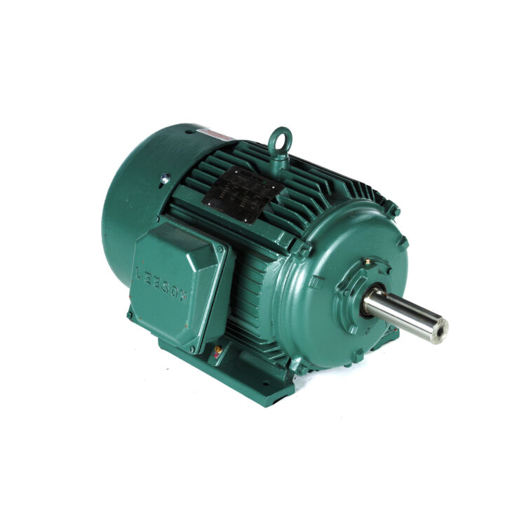 Grain Stirring Motor, 15 & 10 HP, 3 Ph, 60 & 50 Hz, 208-230/460 & 190/380 V, 1800 & 1500 RPM, 254TZ Frame, TEFC