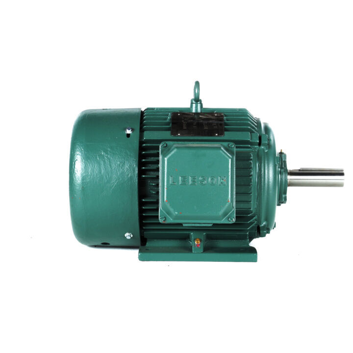 Grain Stirring Motor, 15 & 10 HP, 3 Ph, 60 & 50 Hz, 208-230/460 & 190/380 V, 1800 & 1500 RPM, 254TZ Frame, TEFC