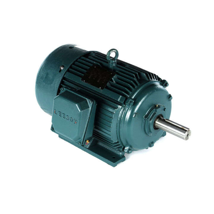 Grain Stirring Motor, 20 & 15 HP, 3 Ph, 60 & 50 Hz, 208-230/460 & 190/380 V, 1800 & 1500 RPM, 256TZ Frame, TEFC