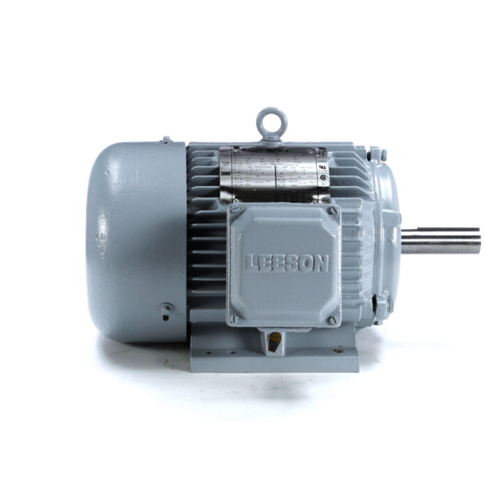 Grain Stirring Motor, 3 & 2 HP, 3 Ph, 60 & 50 Hz, 208-230/460 & 190/380 V, 1800 & 1500 RPM, 182TZ Frame, TEFC