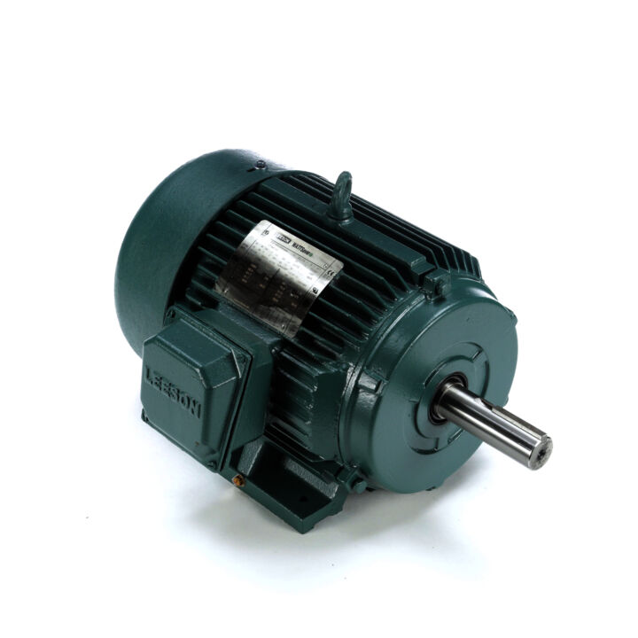 Grain Stirring Motor, 7.50 & 5 HP, 3 Ph, 60 & 50 Hz, 208-230/460 & 190/380 V, 1800 & 1500 RPM, 213TZ Frame, TEFC