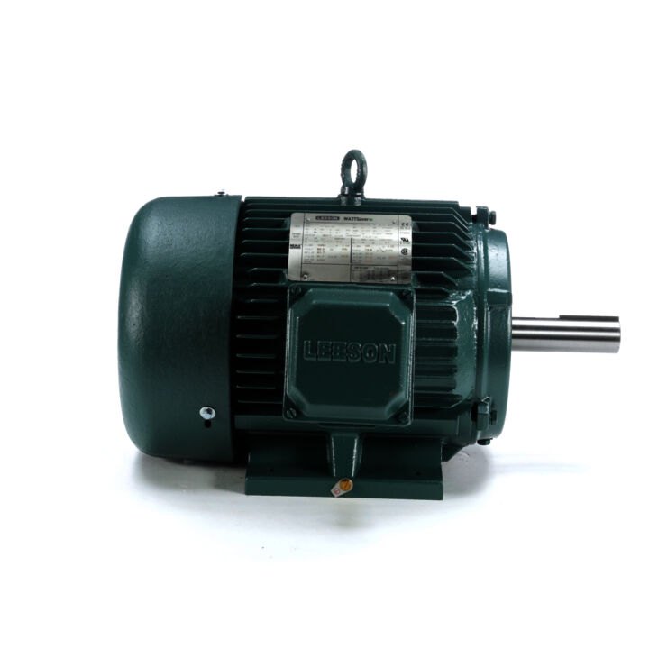 Grain Stirring Motor, 7.50 & 5 HP, 3 Ph, 60 & 50 Hz, 208-230/460 & 190/380 V, 1800 & 1500 RPM, 213TZ Frame, TEFC