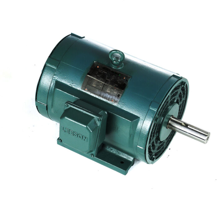 Grain Stirring Motor, 10 & 7.50 HP, 3 Ph, 60 & 50 Hz, 208-230/460 & 190/380 V, 1800 & 1500 RPM, 215TZ Frame, DP