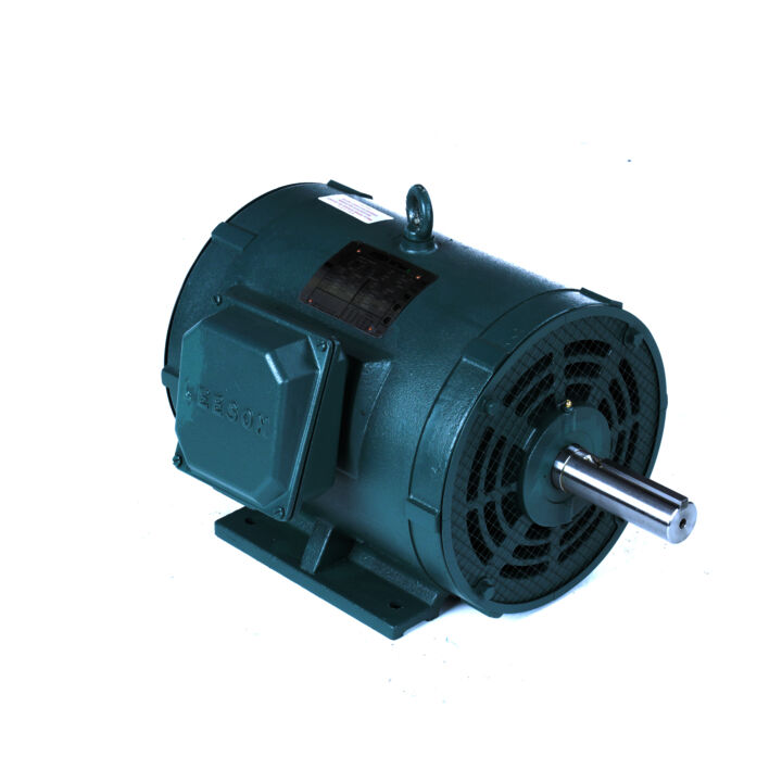 Agricultural Motor, 15 & 10 HP, 3 Ph, 60 & 50 Hz, 208-230/460 & 190/380 V, 1800 & 1500 RPM, 254TZ Frame, DP