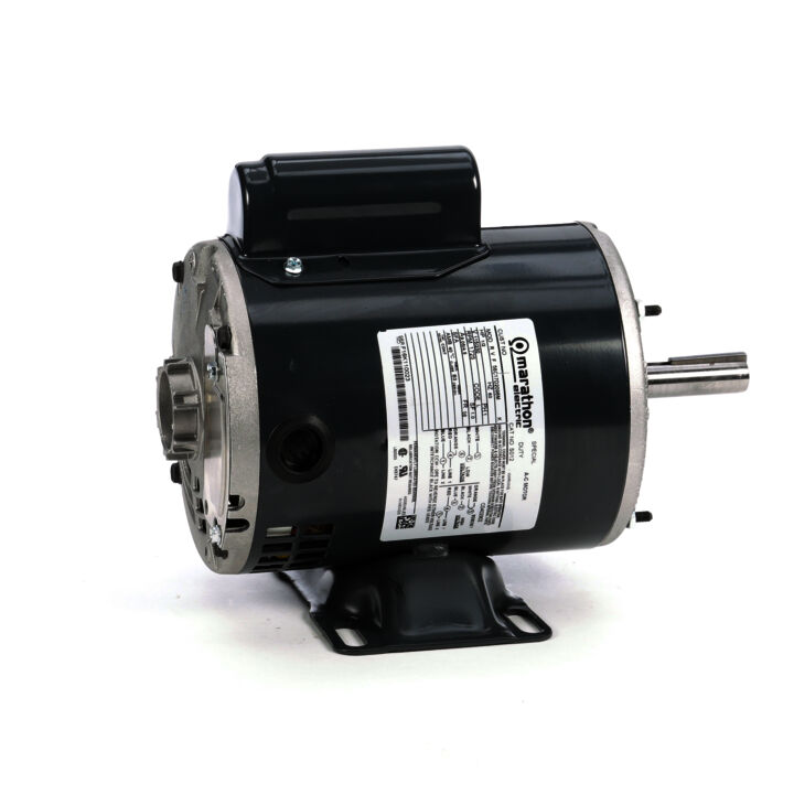 Other Purpose Motor, 3 HP, 1 Ph, 60 Hz, 230 V, 1800 RPM, 184TC Frame, TEFC