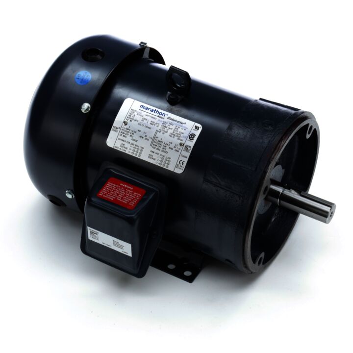 General Purpose Motor, 5 HP, 3 Ph, 60 Hz, 575 V, 1800 RPM, 184TC Frame, TEFC