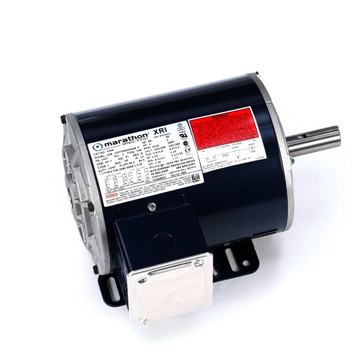 General Purpose Motor, 3 HP, 3 Ph, 60 Hz, 575 V, 1200 RPM, 213T Frame, DP