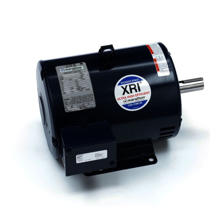 General Purpose Motor, 7.50 HP, 3 Ph, 60 Hz, 230/460 V, 900 RPM, 256T Frame, DP