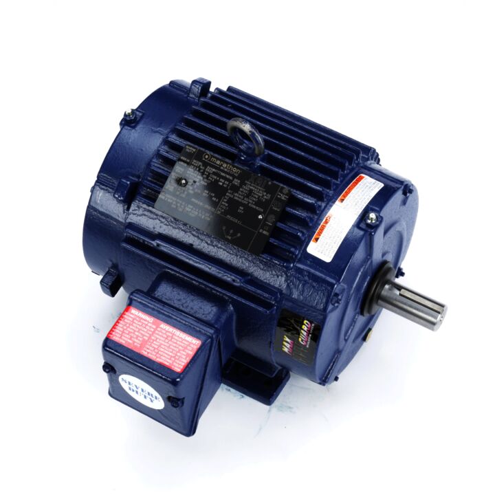 Severe Duty Motor, 3 HP, 3 Ph, 60 Hz, 575 V, 1800 RPM, 182T Frame, TENV