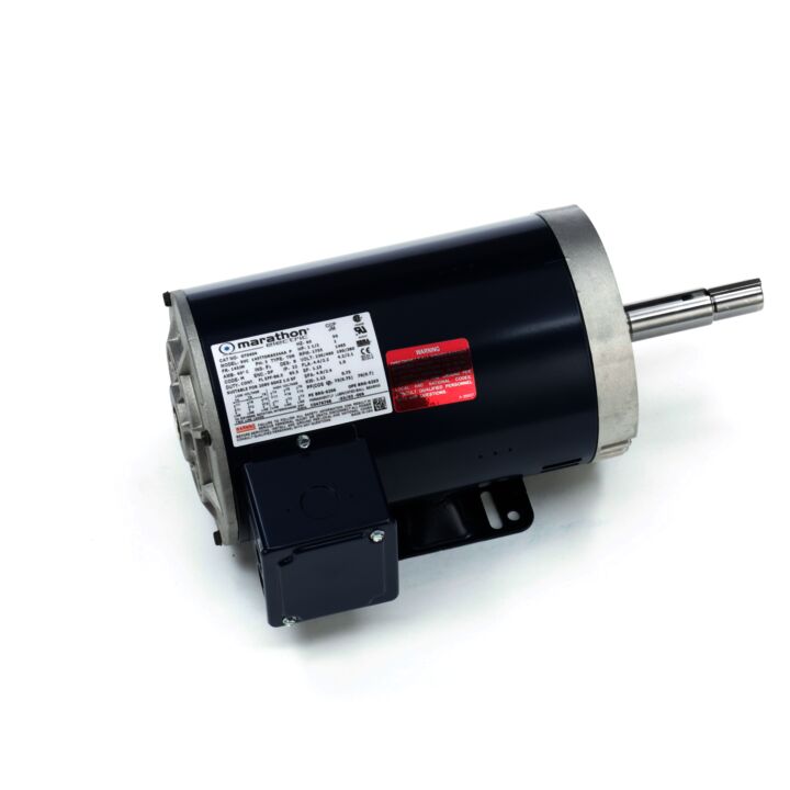Close-Coupled Pump Motor, 1.50 HP, 3 Ph, 60 Hz, 575 V, 1200 RPM, 182JMV Frame, DP