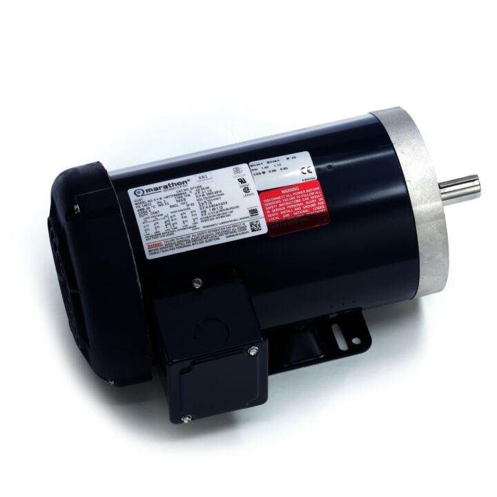 General Purpose Motor, 1.50 & 1 HP, 3 Ph, 60 & 50 Hz, 230/460 & 190/380 V, 1200 & 1000 RPM, 182TC Frame, TEFC