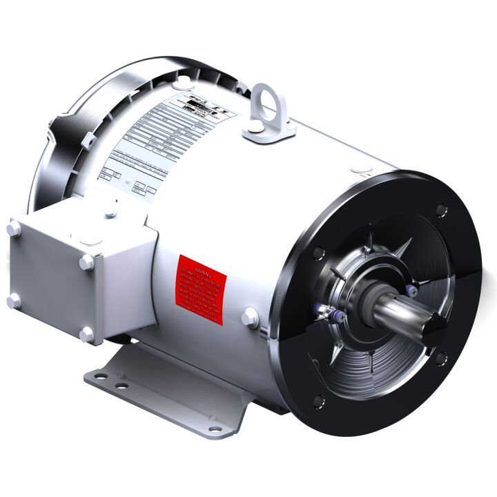 General Purpose Motor, 3 HP, 3 Ph, 60 Hz, 575 V, 1800 RPM, 184TC Frame, TEFC