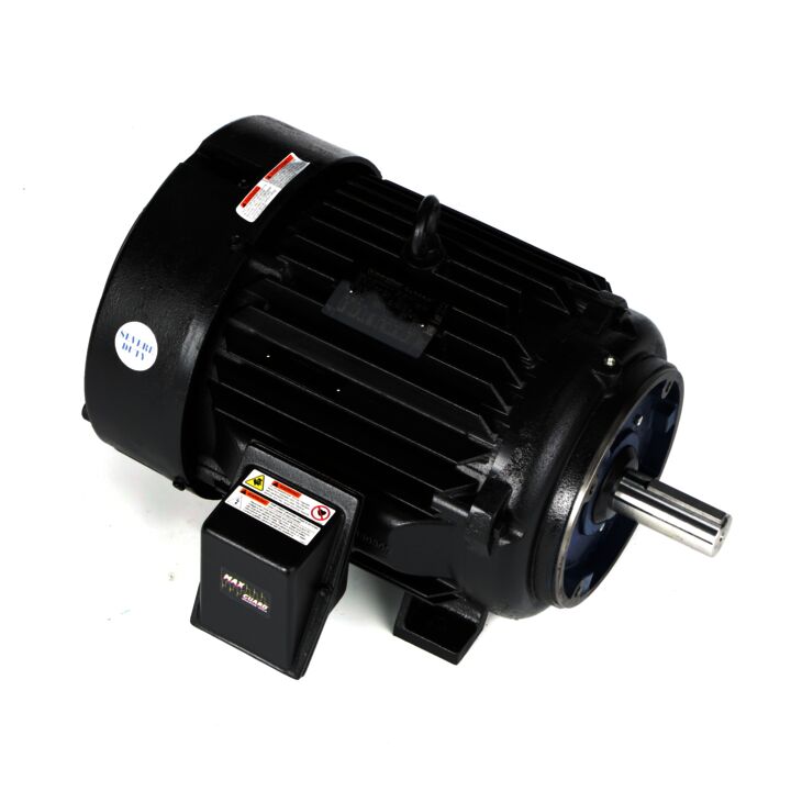 Fan & Blower Motor, 3 HP, 3 Ph, 150 Hz, 460 V, 1800 RPM, 182TC Frame, TEFC