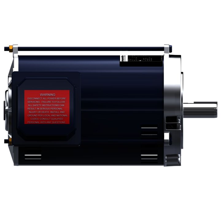 General Purpose Motor, 1 & 0.75 HP, 3 Ph, 60 & 50 Hz, 208-230/460 & 190/380 V, 1800 & 1500 RPM, 143TC Frame, DP
