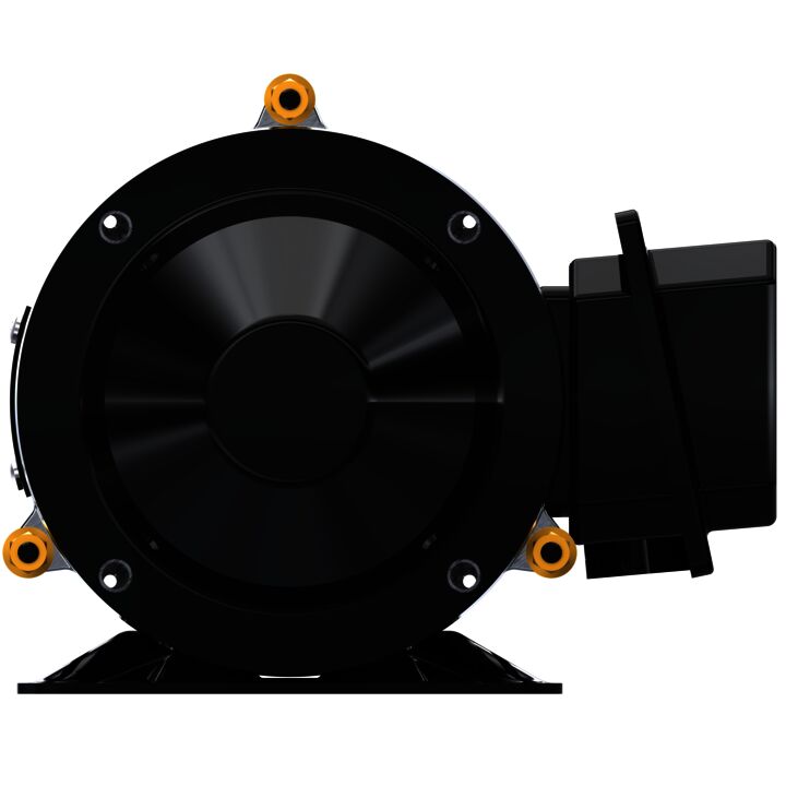 Speed Ratio Motor, 1 HP, 3 Ph, 60 Hz, 575 V, 1800 RPM, 143TCZ Frame, TENV Speed Ratio Motor, 1 HP, 3 Ph, 60 Hz, 575 V, 1800 RPM, 143TCZ Frame, TENV