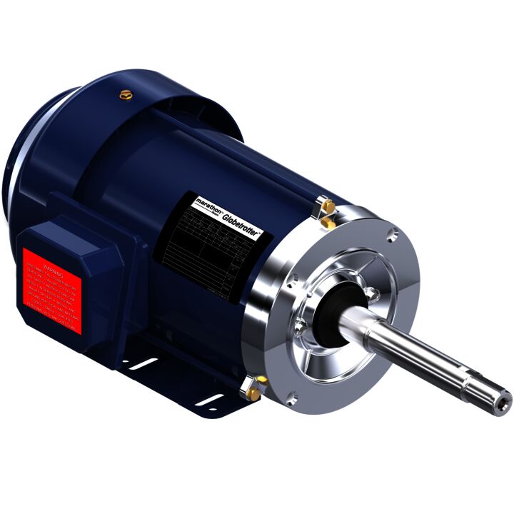 Close-Coupled Pump Motor, 1 HP, 3 Ph, 60 Hz, 575 V, 1800 RPM, 143JP Frame, TEFC
