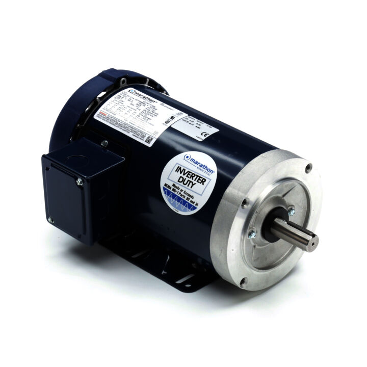 General Purpose Motor, 1.5 HP, 3 Ph, 60 Hz, 208-230/460 V, 1800 RPM, 145TC Frame, TEFC