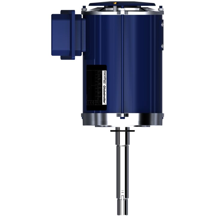 Close-Coupled Pump Motor, 1 HP, 3 Ph, 60 Hz, 200 V, 1800 RPM, 143JPV Frame, DP