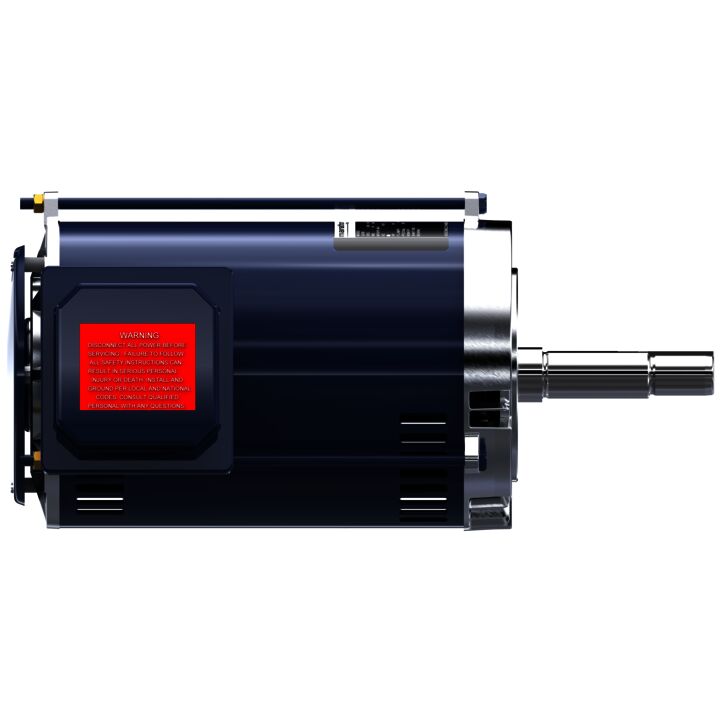 Close-Coupled Pump Motor, 1.50 & 1 HP, 3 Ph, 60 & 50 Hz, 208-230/460 & 190/380 V, 1800 & 1500 RPM, 145JMV Frame, DP
