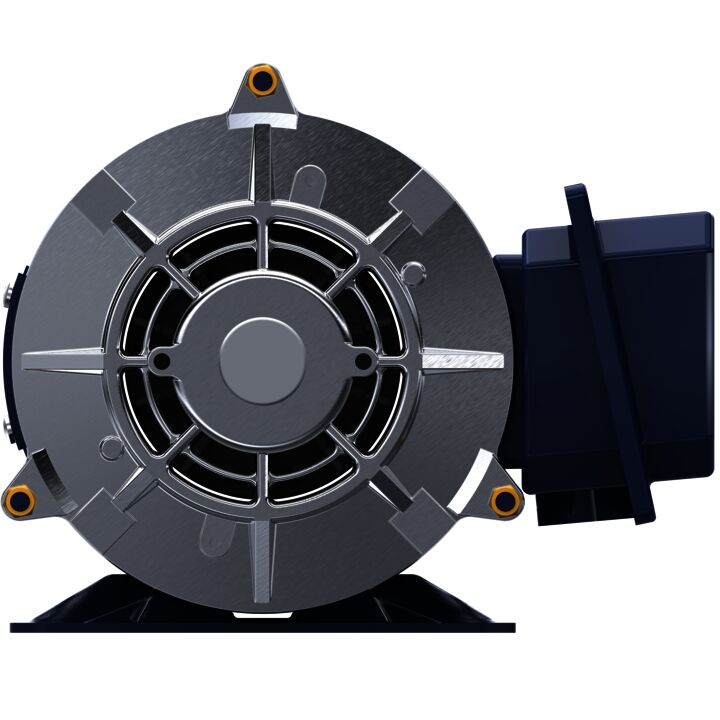 General Purpose Motor, 1 HP, 3 Ph, 60 Hz, 208-230/460 V, 1200 RPM, 145T Frame, DP