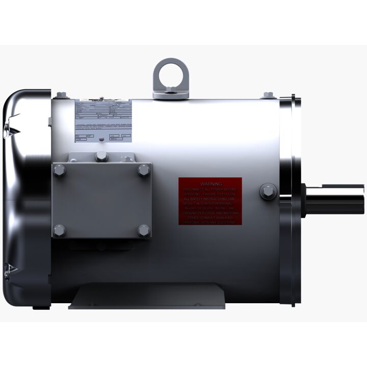 General Purpose Motor, 3 HP, 3 Ph, 60 Hz, 575 V, 1800 RPM, 184TC Frame, TEFC