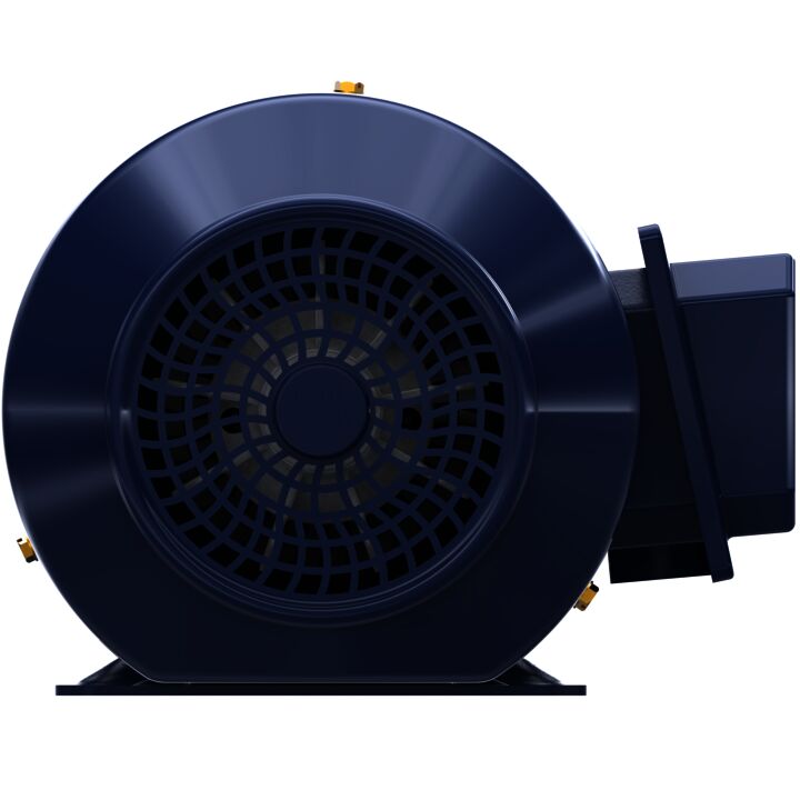 Close-Coupled Pump Motor, 1 & 0.75 HP, 3 Ph, 60 & 50 Hz, 230/460 & 190/380 V, 1200 & 1000 RPM, 145JM Frame, TEFC
