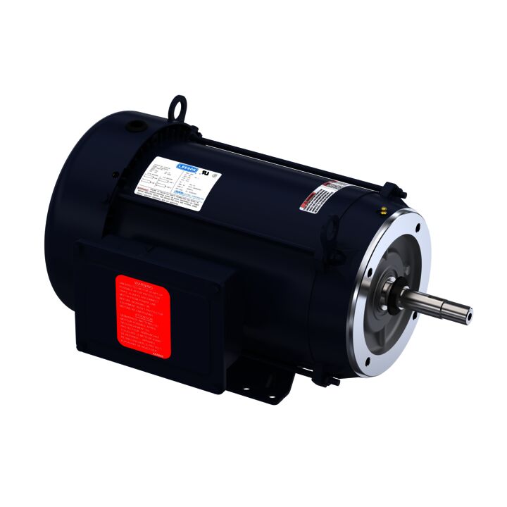 Close-Coupled Pump Motor, 10 HP, 1 Ph, 60 Hz, 230 V, 3600 RPM, 215JM Frame, TEFC