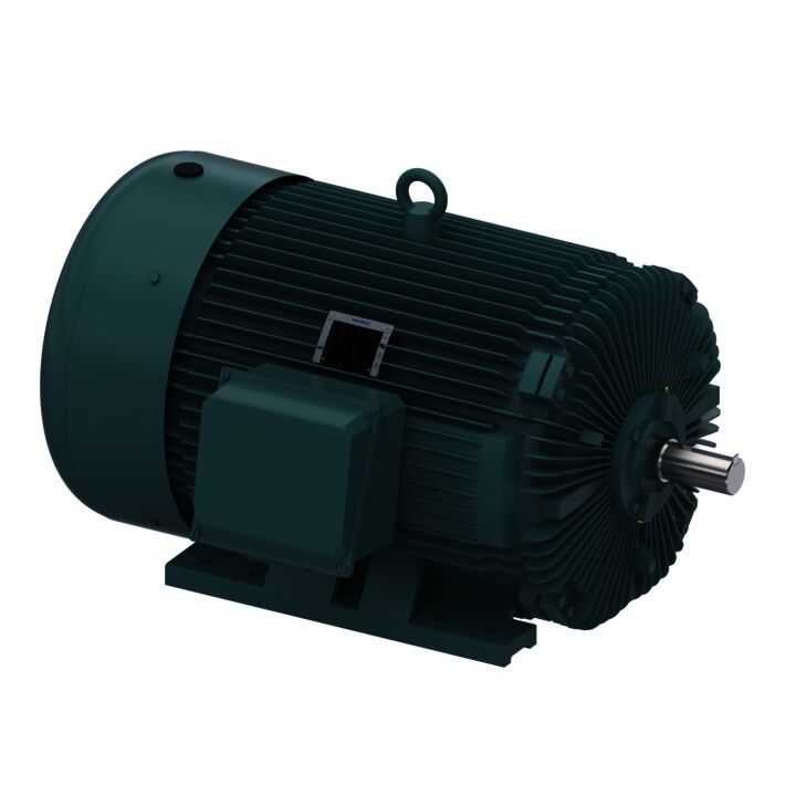 General Purpose Motor, 200 HP, 3 Ph, 60 Hz, 575 V, 3600 RPM, 447TS Frame, TEFC