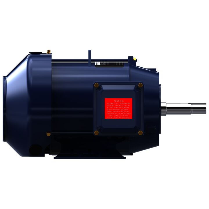 Close-Coupled Pump Motor, 5 & 3 HP, 3 Ph, 60 & 50 Hz, 230/460 & 190/380 V, 1800 & 1500 RPM, 184JM Frame, TEFC