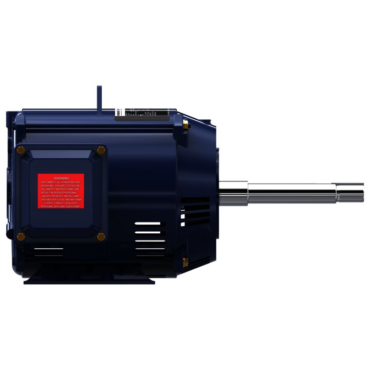 Close-Coupled Pump Motor, 5 HP, 3 Ph, 60 Hz, 575 V, 3600 RPM, 182JP Frame, DP