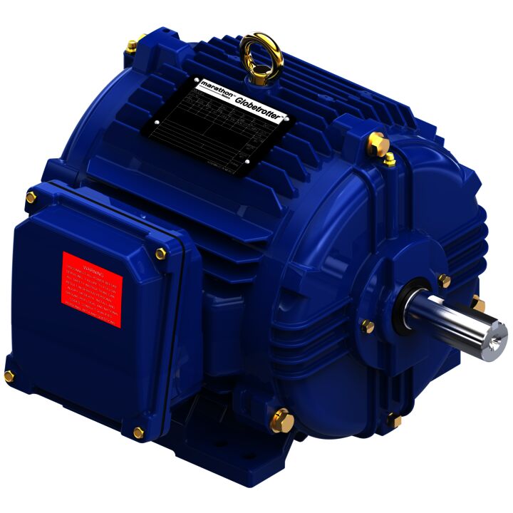 Severe Duty Motor, 3 HP, 3 Ph, 60 Hz, 460 V, 1800 RPM, 182T Frame, TENV