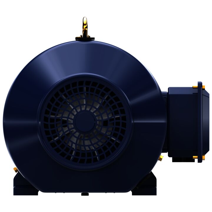 Close-Coupled Pump Motor, 5 & 3 HP, 3 Ph, 60 & 50 Hz, 230/460 & 190/380 V, 3600 & 3000 RPM, 184JM Frame, TEFC