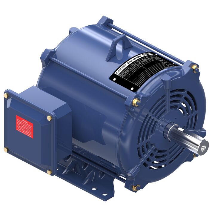 General Purpose Motor, 3 & 2 HP, 3 Ph, 60 & 50 Hz, 208-230/460 & 190/380 V, 1800 & 1500 RPM, 182T Frame, DP
