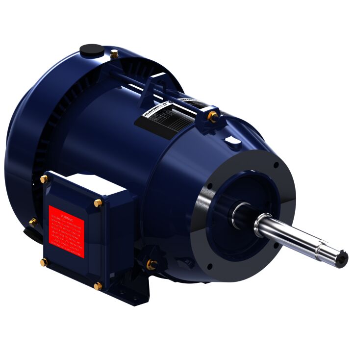 Close-Coupled Pump Motor, 5 & 3 HP, 3 Ph, 60 & 50 Hz, 230/460 & 190/380 V, 1800 & 1500 RPM, 184JP Frame, TEFC