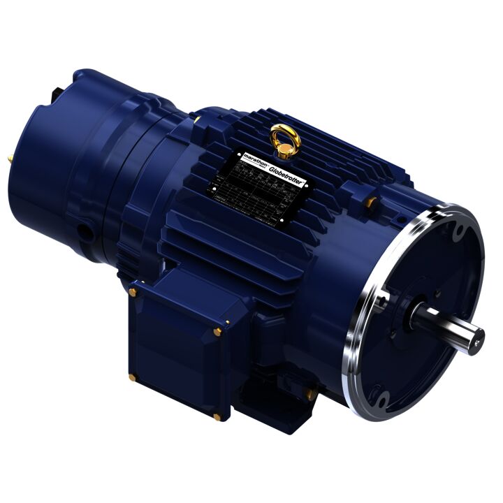 Encoder Motor, 3 HP, 3 Ph, 60 Hz, 230/460 V, 1800 RPM, 182TC Frame, TENV