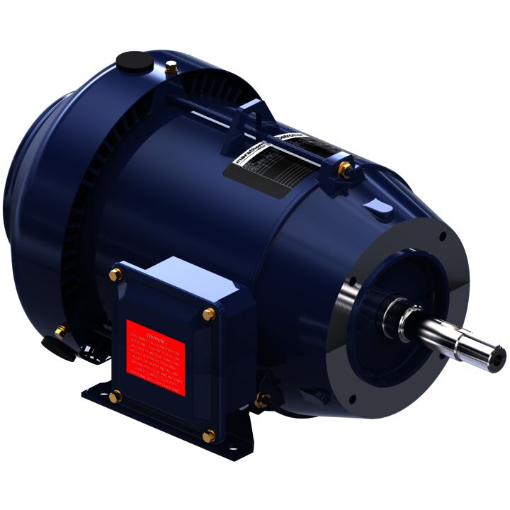 Close-Coupled Pump Motor, 2 & 1.50 HP, 3 Ph, 60 & 50 Hz, 230/460 & 190/380 V, 1200 & 1000 RPM, 184JM Frame, TEFC