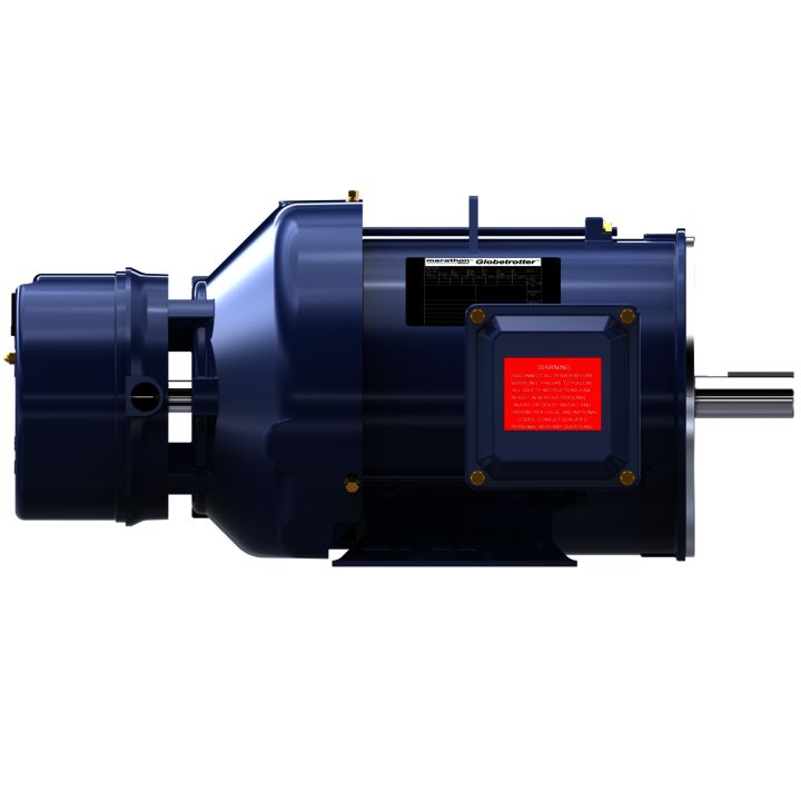 Brake Motor, 5 & 3 HP, 3 Ph, 60 & 50 Hz, 230/460 & 190/380 V, 1800 & 1500 RPM, 184TC Frame, TEFC