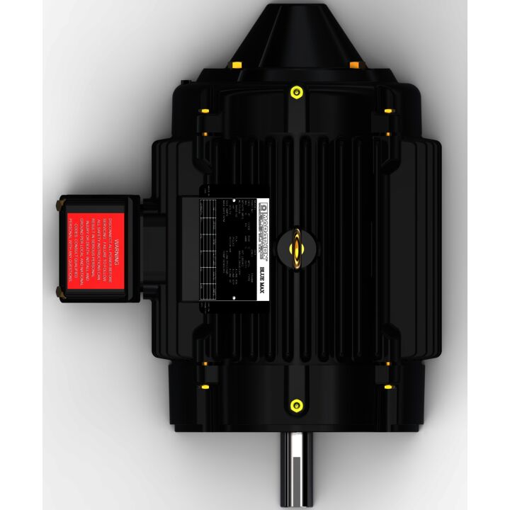 Fan & Blower Motor, 5 HP, 3 Ph, 90 Hz, 230/460 V, 1800 RPM, 184TC Frame, TENV