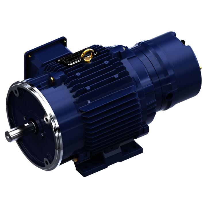 Encoder Motor, 3 HP, 3 Ph, 60 Hz, 230/460 V, 1800 RPM, 182TC Frame, TENV